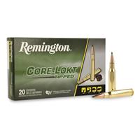 Remington Core-Lokt Tipped, .308 Winchester, Polymer Tip, 165 Grain, 20 Rounds