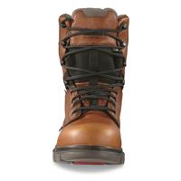 Rocky Men's Worksmart USA 8" Waterproof Safety Toe Work Boots, Brown