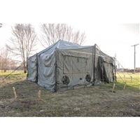 Tensioned weatherproof shell handles rain, wind, and snow