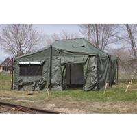Tensioned weatherproof shell handles rain, wind, and snow