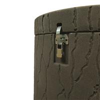 Watertight cover makes filling easy and keeps feed fresh