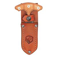 Handcrafted welted leather sheath