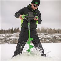 ION 8" Gen 3 Alpha 40V 4Ah Lithium-Ion Electric Ice Auger, Steel Bit
