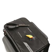 Dropzone surface secures metallic lures and tools