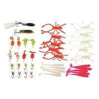 Eagle Claw Pro Series Panfish Ice Lure Kit, 38 Piece