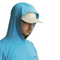 Oversized hood made to fit over a ball cap