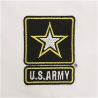 Embroidered U.S. Army Star Logo on left chest