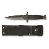 Mil-Tec Serrated Boot Knife With Multi-purpose Sheath