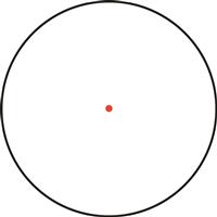 2 MOA Red Dot provides a simple, bright aim point