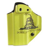 Mission First Tactical Ambidextrous Appendix IWB/OWB Holster, Springfield Hellcat, Gadsden Flag