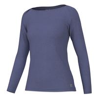 Huk Women's Waypoint Boatneck Solid Long Sleeve - 730071, Shirts & Tops ...