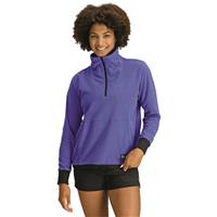 Outdoor Research Women's Trail Mix Quarter-zip Pullover, Ultramarine/black
