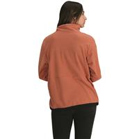 Outdoor Research Women's Trail Mix Quarter-zip Pullover, Cinnamon/black