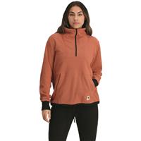 Outdoor Research Women's Trail Mix Quarter-zip Pullover, Cinnamon/black