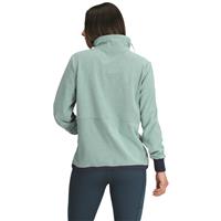 Outdoor Research Women's Trail Mix Quarter-zip Pullover, Sage/naval Blue