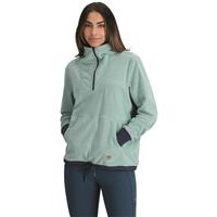 Outdoor Research Women's Trail Mix Quarter-zip Pullover, Sage/naval Blue