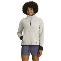 Outdoor Research Women's Trail Mix Quarter-zip Pullover, Snow/navel Blue
