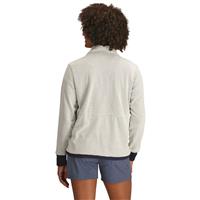 Outdoor Research Women's Trail Mix Quarter-zip Pullover, Snow/navel Blue