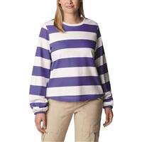 Columbia Women's Trek Seasonal FT Graphic Crew, Purple Lotus