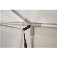 Frame pieces snap together without the need for tools