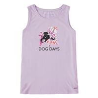 Life Is Good Women&#039;s Tie Dye Dog Days Crusher-Lite Tank