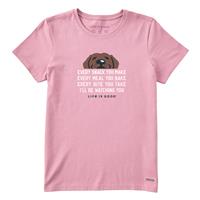 Life is Good Women's I'll Be Watching You Yellow Lab Crusher Tee ...