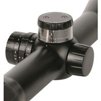 Integrated customizable ballistic turret allows you to dial for bullet drop