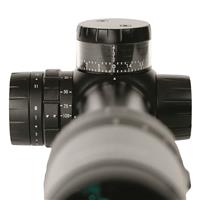 Integrated customizable ballistic turret allows you to dial for bullet drop