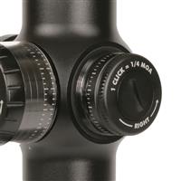 1/4 MOA adjustments for windage and elevation