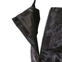 Thigh-length zippered legs
