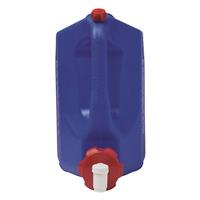 Easy-pour, leak-proof, hideaway spigot.