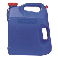 Dual handles for easy pouring and easy tie-down.