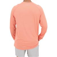 AFTCO Samurai Long-Sleeve Sun Protection Shirt, Desert Coral Heather