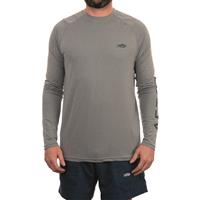 AFTCO Samurai Long-Sleeve Sun Protection Shirt, Steel Heather