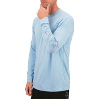 AFTCO Samurai Long-Sleeve Sun Protection Shirt, Airy Blue Heather