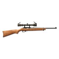 Ruger 10/22 Carbine, Semi-Automatic, .22LR, Rimfire, 18.5" BBL, 10+1 Rds., AimSports 3-9x40mm Scope