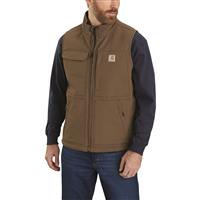 Carhartt Men's Super Dux Relaxed Fit Sherpa-Lined Vest, Coffee