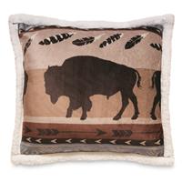 Carstens Inc. Wrangler Buffalo Throw Pillow