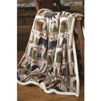 Carstens Inc. Vintage Lodge Throw Blanket.