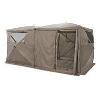 Includes 5 windowed wind panels and zipper front door wind panel