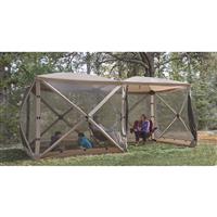 Guide Gear Double Row Screen House Tent with Wind Panels