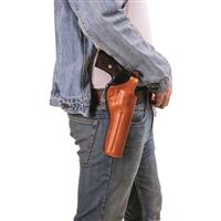 Accommodates strong-side and cross-draw carry styles