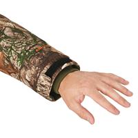 Adjustable wrist cuffs with internal gaiter cuff
