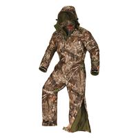 Hip-high two-way zipper with storm flap with snap closure