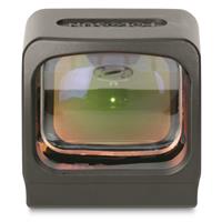 Green Multi-Reticle System: 2 MOA Dot, 32 MOA Circle, or Circle with Dot 
