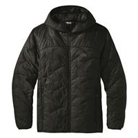 Outdoor Research Men's SuperStrand LT Hooded Jacket, Black