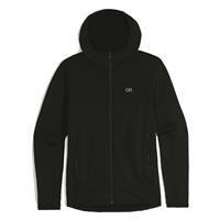 Outdoor Research Men's Vigor Grid Full Zip Hoodie, Black
