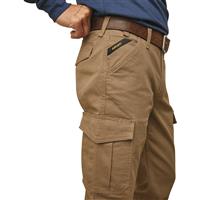 Deep cargo pockets with hook-and-loop closure