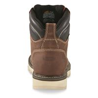 KEEN Utility Men's Cincinnati 90 Degree 6" Waterproof Work Boots, Tuscan Red/sandshell