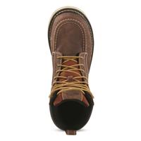 KEEN Utility Men's Cincinnati 90 Degree 6" Waterproof Work Boots, Tuscan Red/sandshell